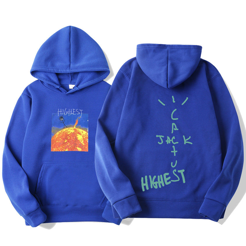 Cactus jack 2025 blue hoodie