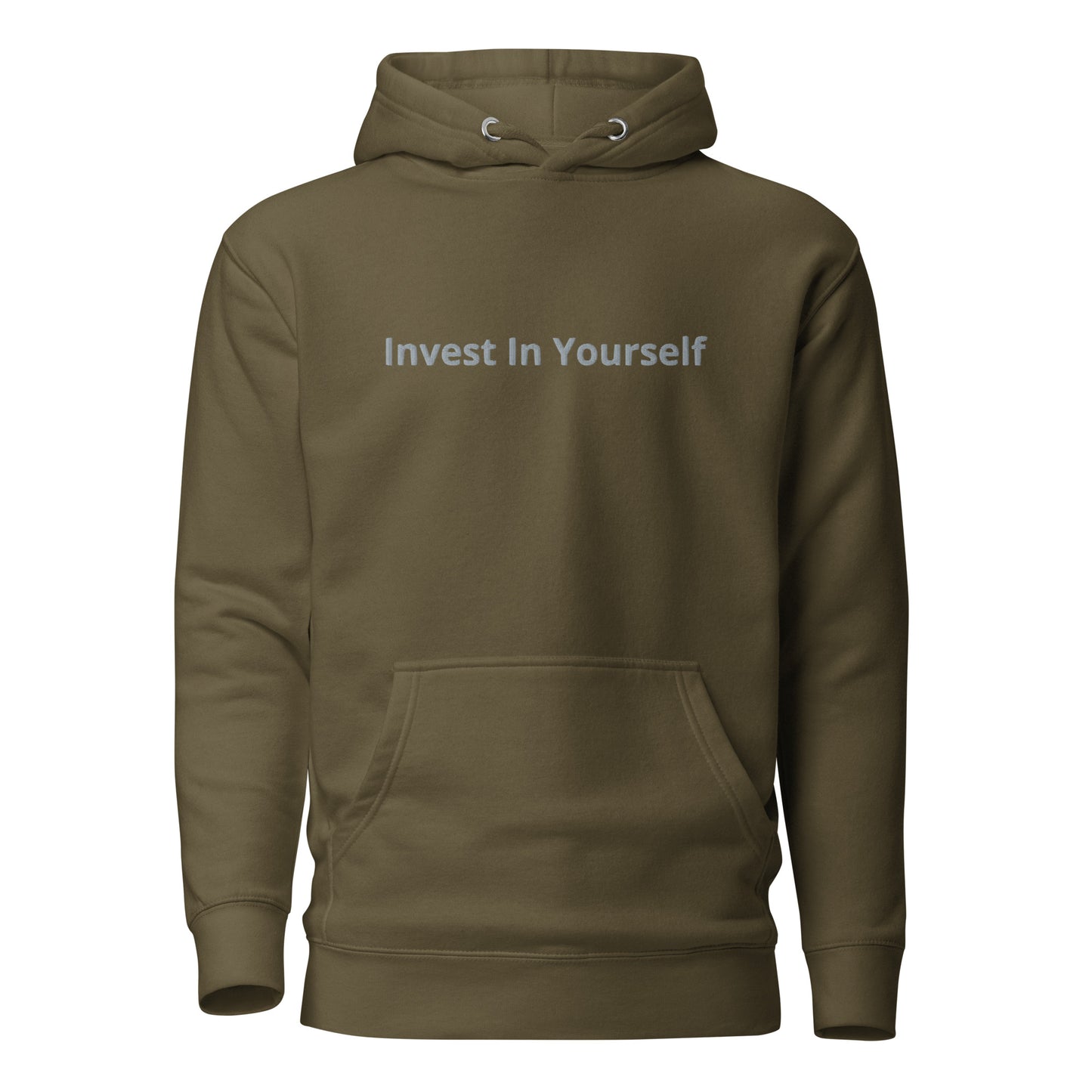 Invest In Yourself Hoodie Embroidery